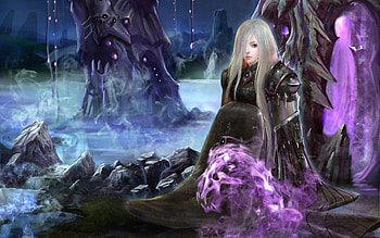 Fantasy, Art, Wow, Shadow Priest HD wallpaper