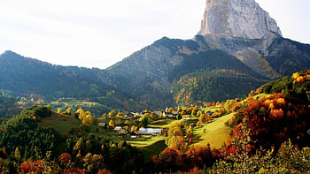 Autumn, scenery, nature, mountains HD wallpaper