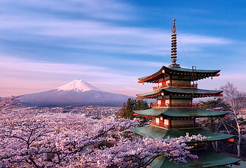 Mount Fuji, Travels, Dusk, Background HD wallpaper