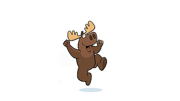 Cartoon, Art, Vector, , Drawing, Colorful, Colourful, Deer HD wallpaper