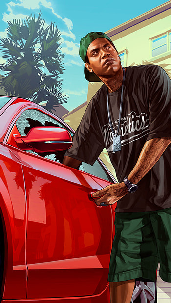 Lamar, Grand Theft Auto 5 HD phone wallpaper