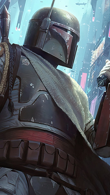 Boba Fett , Detailed artwork, Jaw-dropping visuals, Fan favorites HD phone wallpaper