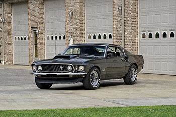 Black, 1969 Ford Mustang Boss 429 HD wallpaper