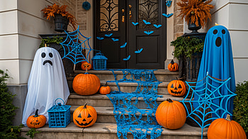 Spooky Style: Halloween Decorations in Stunning, halloween decorations, halloween, christmas ornaments, pumpkin, ghost HD wallpaper