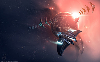 Zenith, ships, shuttles, planets, aircrafts, space HD wallpaper