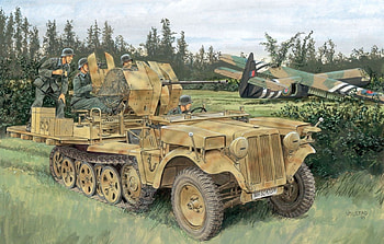 SDKFV 251, sdkfv, d-day, ww2, tank, 251 HD wallpaper