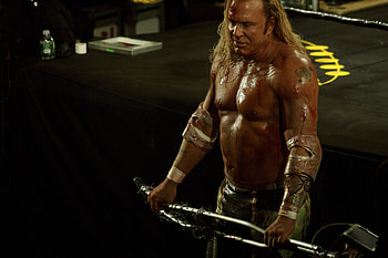 Unhinged patient, Bloody Disgusting, Intense thriller, Mickey Rourke's role HD wallpaper