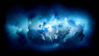 Blue clouds, stock HD wallpaper