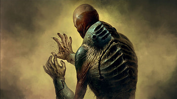 Scorn art style, Visceral experience, Rock Paper Shotgun, Cutting-edge design HD wallpaper