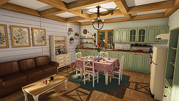 House Flipper 2 Cozy Interior Design, video game, House Flipper 2 HD wallpaper
