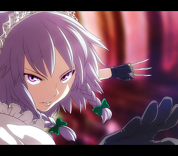 perfection, in maidform, touhou, knife, maid, izayoi sakuya HD wallpaper