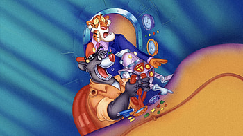 TaleSpin animation, TaleSpin TV series, 1990-1991, Backdrops HD wallpaper