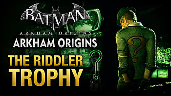 Batman: Arkham Origins - The Riddler Trophy HD wallpaper
