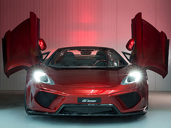Cars, Front View, Supercar, Mclaren Mp4-12C HD wallpaper