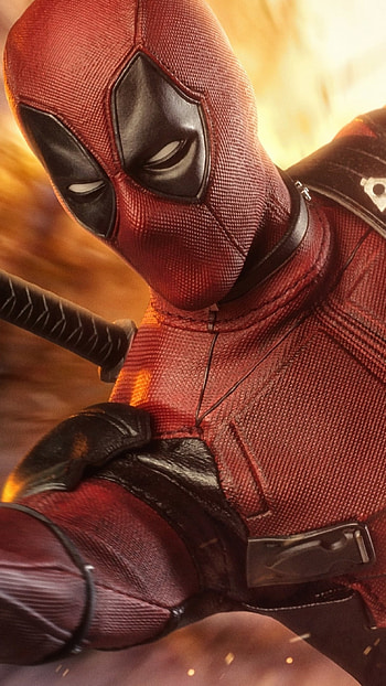 Deadpool, Fondo, Marvel HD phone wallpaper