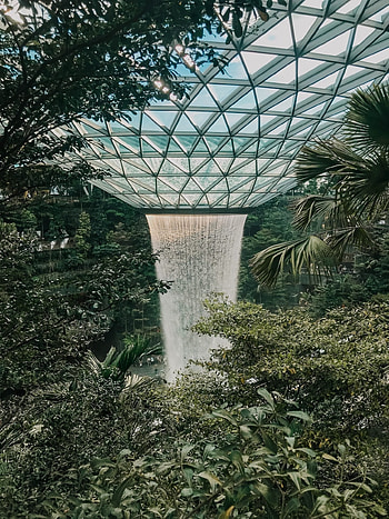 Singapore Changi International Airport, Top airports of 2020, Big 7 Travel's list, Ultimate travel experience HD phone wallpaper