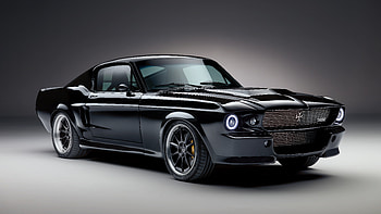 Black Car, Muscle Car, Car, Vehicles, Ford Mustang, Electric Car, Ford HD wallpaper