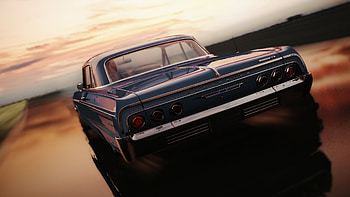 Assetto Corsa Chevrolet Impala Willow Springs, video game, Willow Springs, Assetto Corsa HD wallpaper