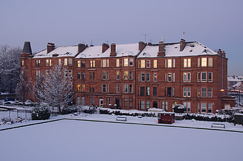 Glasgow Tenements, Glasgow, Scotland, Tenement Buildings, Cities HD wallpaper