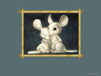 Love is Mice, rodents, mice, love, animals HD wallpaper