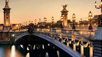 Pont Alexandre III, France HD wallpaper