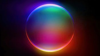 Windows 11, stock, circle, gradient HD wallpaper