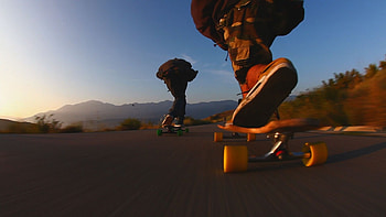 Longboard, Dynamic movement, Sports HD wallpaper