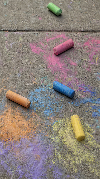 Sidewalk Chalk Daydream — HD phone wallpaper