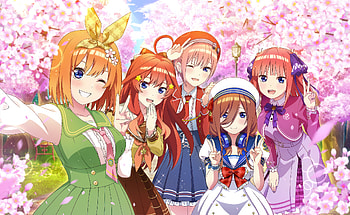 Quintessential Quintuplets: Ichika, Nino, Miku, Yotsuba & Itsuki -, Itsuki Nakano, Yotsuba Nakano, Miku Nakano, Nino Nakano, Ichika Nakano, Anime, The Quintessential Quintuplets HD wallpaper