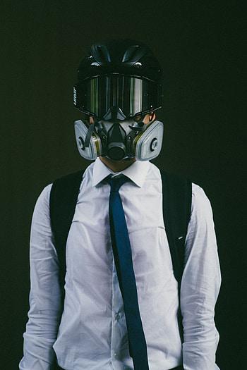 Miscellanea, Miscellaneous, Mask, Gas Mask, Helmet, Human, Person, Respirator HD phone wallpaper