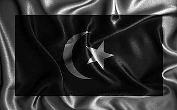 Terengganu flag, , silk wavy flags, brazilian states, Day of Terengganu, fabric flags, Flag of Terengganu, 3D art, Terengganu, Asia, States of Malaysia, Terengganu 3D flag HD wallpaper