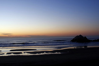 California Beach, , california, sunset, beach HD wallpaper