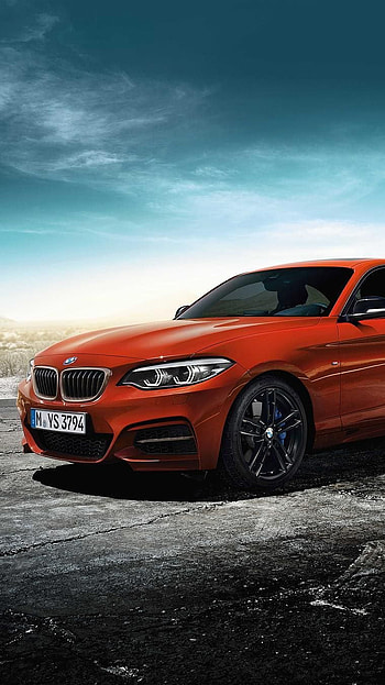 Bmw, Car, Orange Bmw HD phone wallpaper