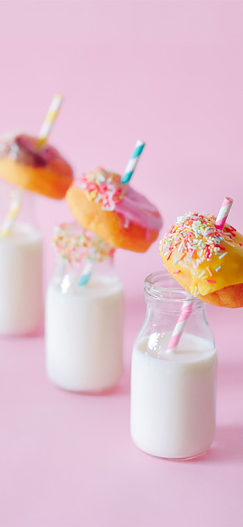 Cocktails, Donuts HD phone wallpaper