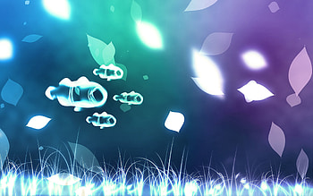Abstract, Fishes, Glare, Shine, Light, Bright, Stains, Spots HD wallpaper
