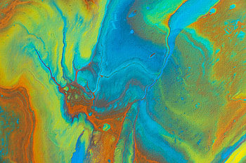 Abstract, Divorces, Multicolored, Motley, Paint, Fluid Art, Canvas HD wallpaper