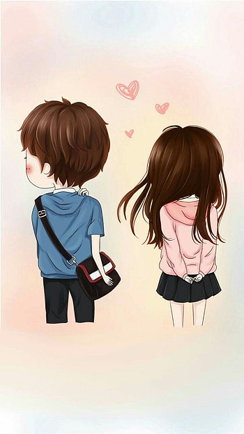 R.S. Cute love cartoons, Cute chibi couple, Cute couple cartoon, Cute Chibi Anime Couple HD phone wallpaper