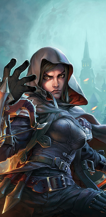 Warrior girl , Video game masterpiece, The Witchwood adventure, Samsung Galaxy devices HD phone wallpaper