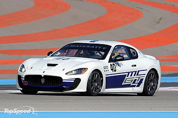 maserati race car, blue, race track, white, race modified, black alloys HD wallpaper