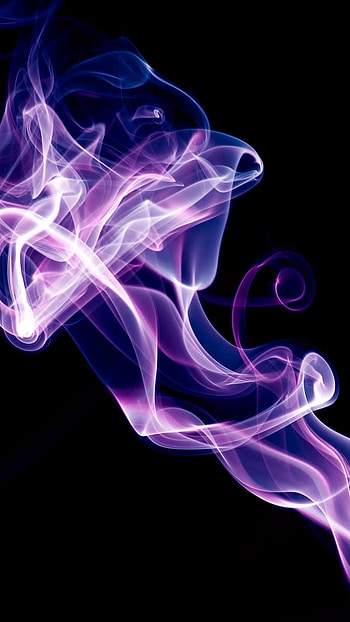 Smoke, Light, Purple HD phone wallpaper