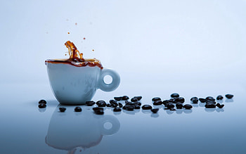 Cup, Beverage container, Ceramic drinkware, Reflections of taste HD wallpaper