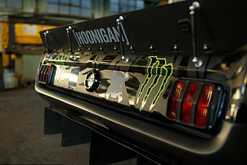 1965 Ford Mustang, Hoonigan ASD, Gymkhana seven, Drift and race HD wallpaper