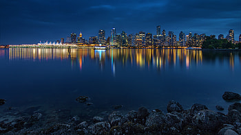 Vancouver Skyline, Travels, Vancouver Ultra, Background HD wallpaper