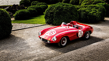 Classic, convertible, Ferrari 500 Mondial HD wallpaper