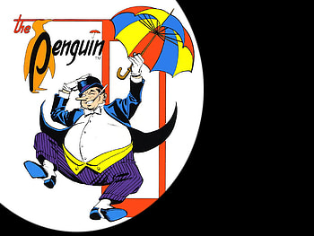 Penguin, comic, villian, fantasy HD wallpaper