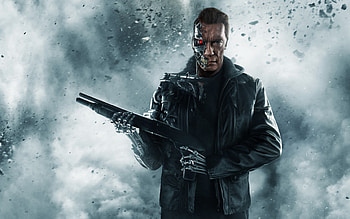 Arnold Schwarzenegger Terminator, arnold-schwarzenegger, body-builder, celebrities, male-celebrities, movies, terminator HD wallpaper