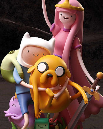 Finn and Jake, ZBrushCentral showcase, Artistic creations, Digital sculpting HD phone wallpaper