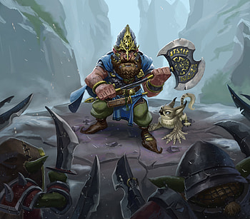 fantasy, dwarf HD wallpaper