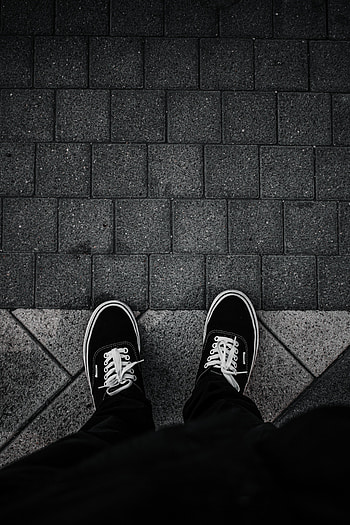 Miscellanea, Miscellaneous, Legs, Sneakers, Grey, Shoes, Tile HD phone wallpaper