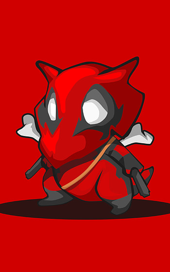 Cubone as Deadpool, Deadpool, Cubone (Pokémon), Anime, Pokemon HD phone wallpaper